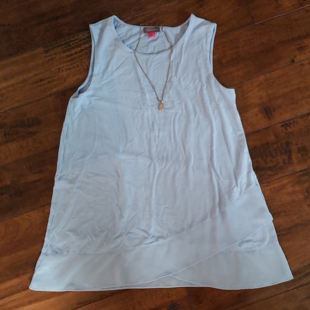 Vince Camuto light blue tank